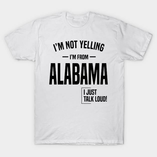 Alabama in United States. T-Shirt by C_ceconello